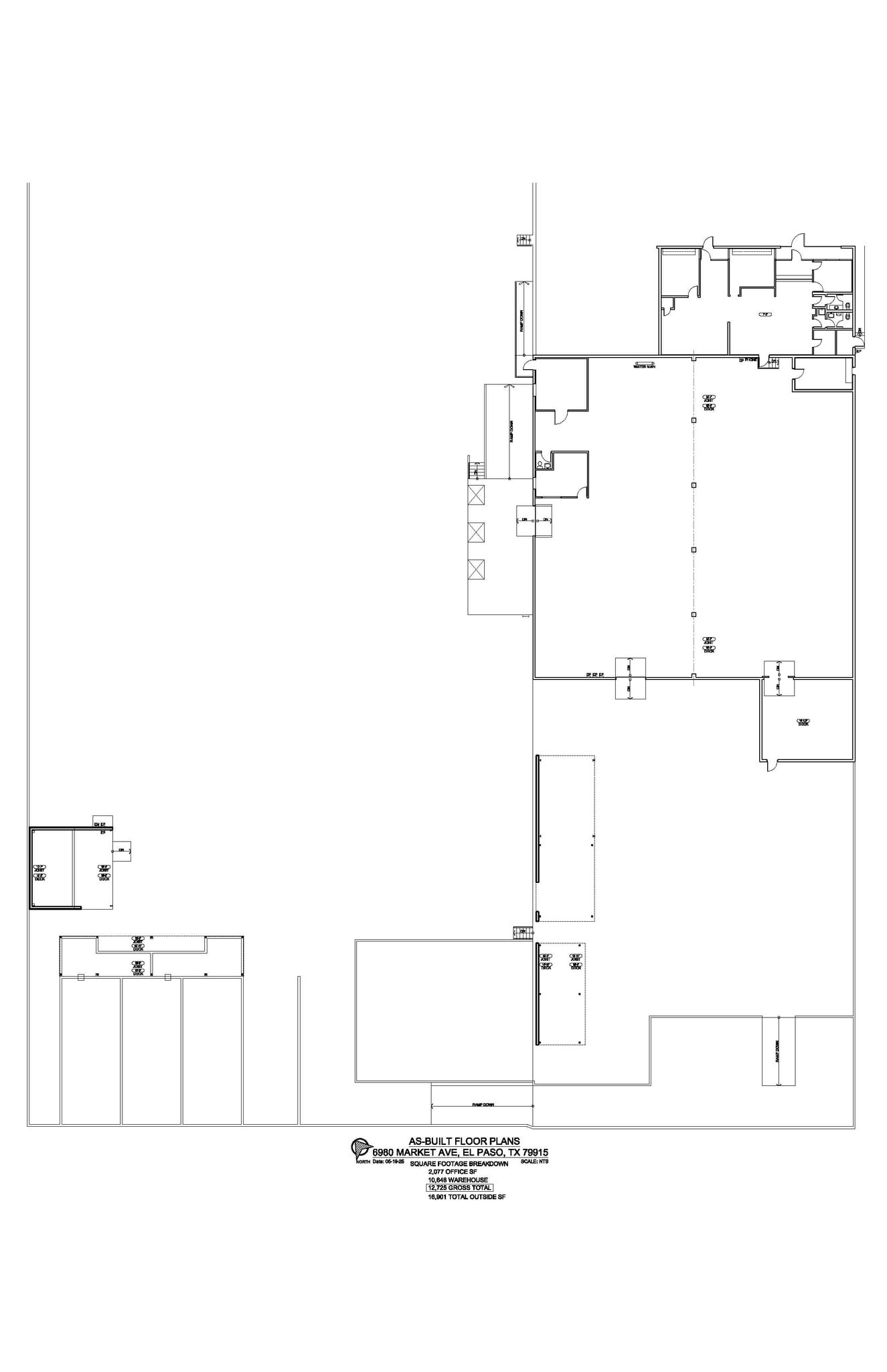 6980 Market Ave, El Paso, TX à vendre Plan d’étage– Image 1 sur 1