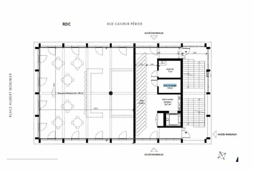 Local commercial dans Lyon à vendre - Plan d’étage – Image 3 sur 3