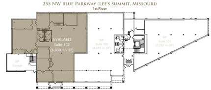 255 NW Blue Pky, Lees Summit, MO à louer Plan d’étage– Image 1 sur 10