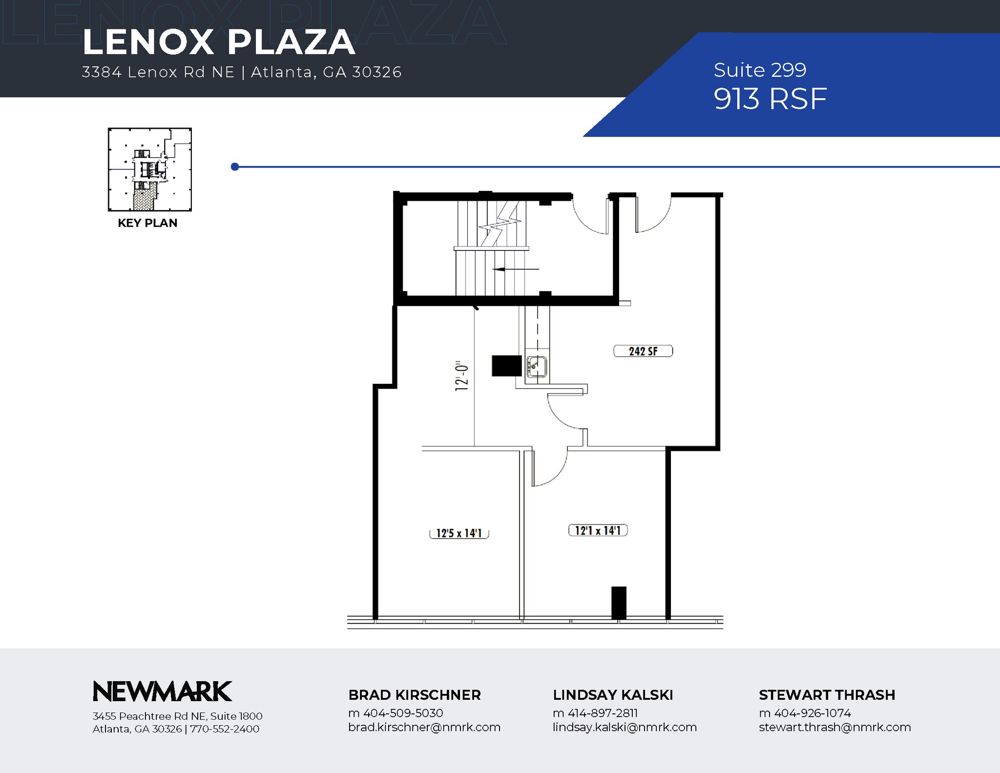 3384 Peachtree Rd NE, Atlanta, GA à louer Plan d’étage– Image 1 sur 1