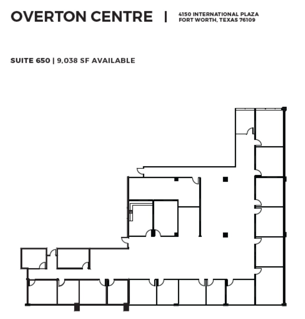 4150 International Plz, Fort Worth, TX à louer Plan d’étage– Image 1 sur 1
