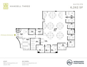 3600 Mansell Rd, Alpharetta, GA à louer Plan d’étage– Image 1 sur 5