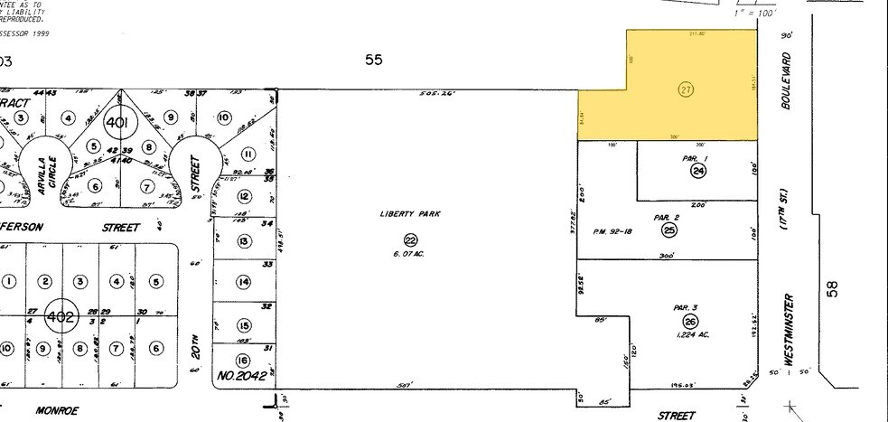 8341 Westminster Blvd, Westminster, CA à louer - Plan cadastral – Image 3 sur 3