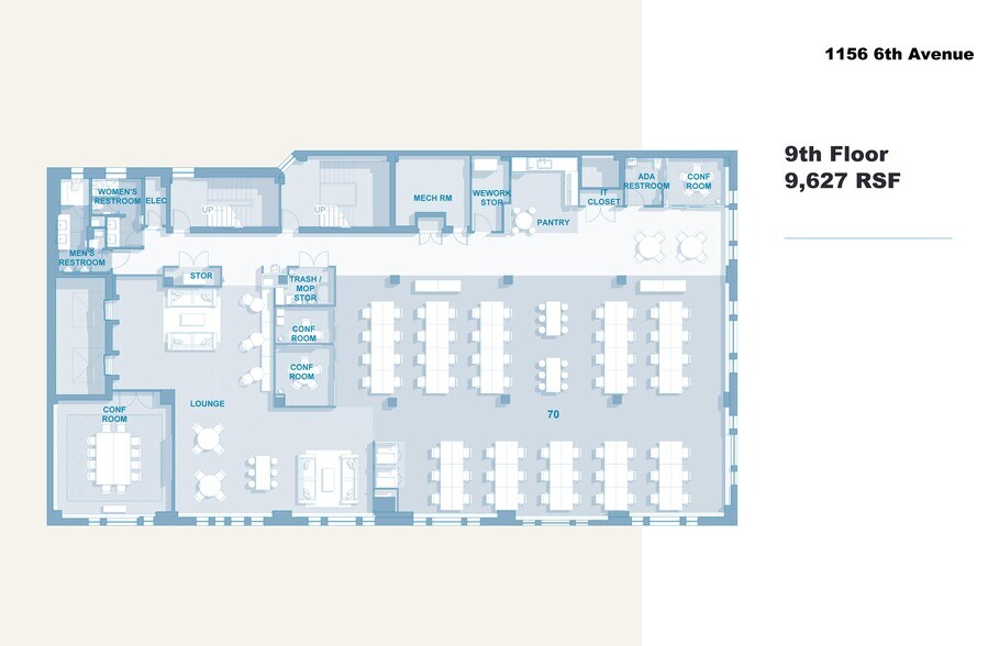 1156 Avenue of the Americas, New York, NY à louer - Plan de site – Image 2 sur 4