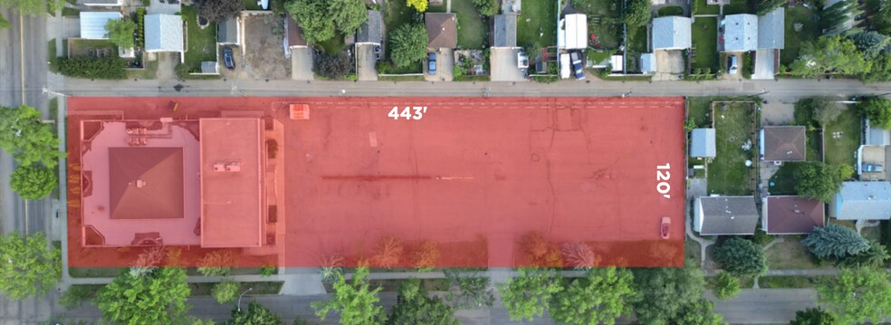 7907 86 Av NW, Edmonton, AB à vendre - Aérien – Image 2 sur 3