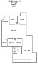 4013 E Broadway Rd, Phoenix, AZ à louer Plan d’étage– Image 1 sur 1