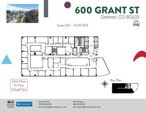 600 Grant St, Denver, CO à louer Plan d’étage– Image 2 sur 2