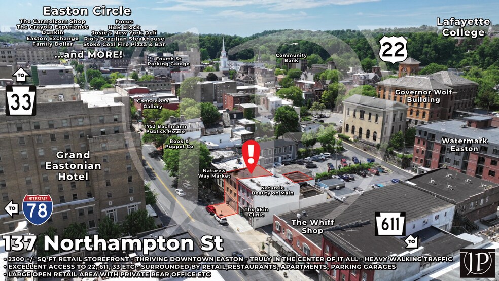 135-137 Northampton St, Easton, PA à louer - Photo de l’immeuble – Image 1 sur 20