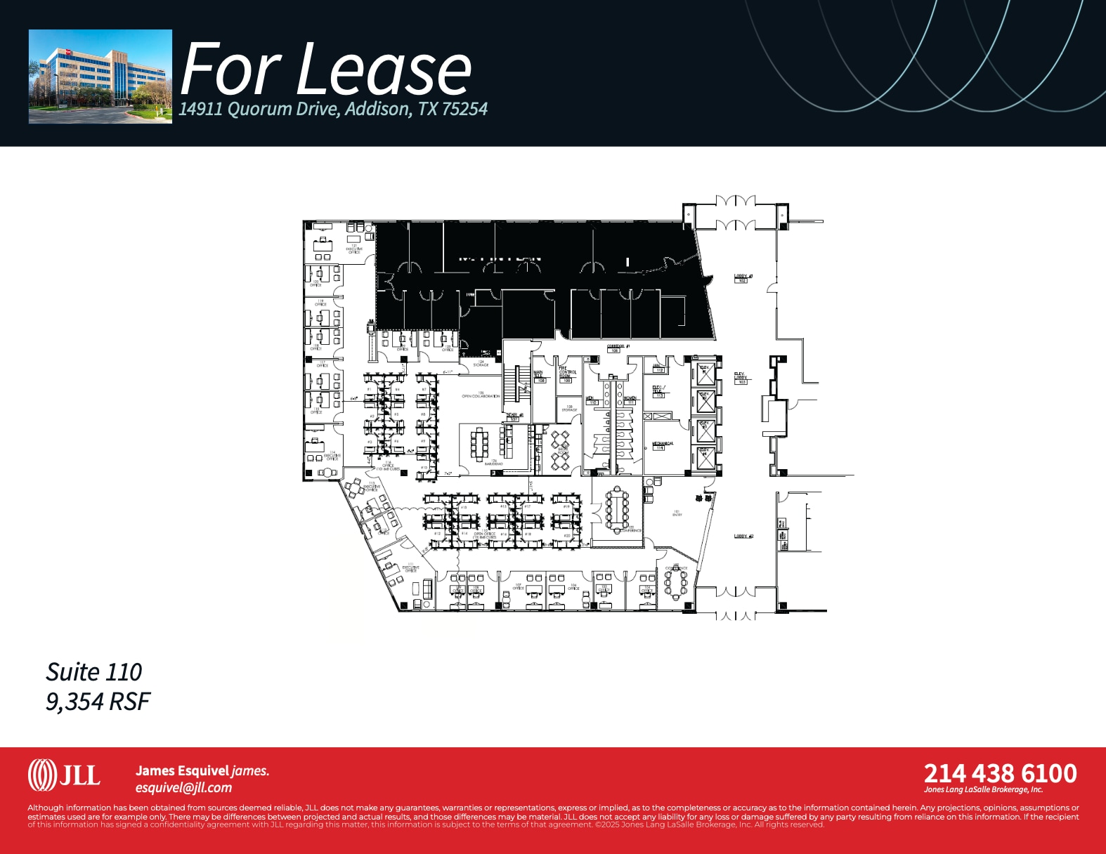 14911 Quorum Dr, Addison, TX à louer Plan d’étage– Image 1 sur 1