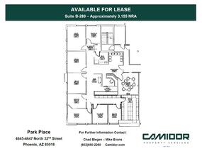 4645-4647 N 32nd St, Phoenix, AZ à louer Plan d’étage– Image 1 sur 1