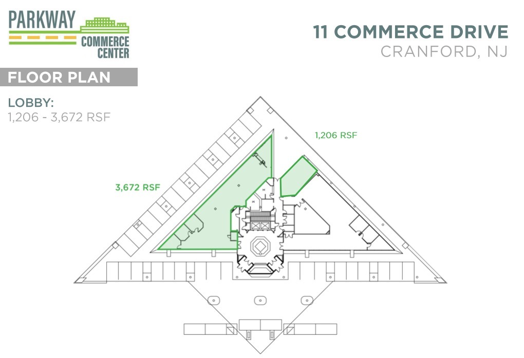 20 Commerce Dr, Cranford, NJ à louer Plan d’étage– Image 1 sur 1