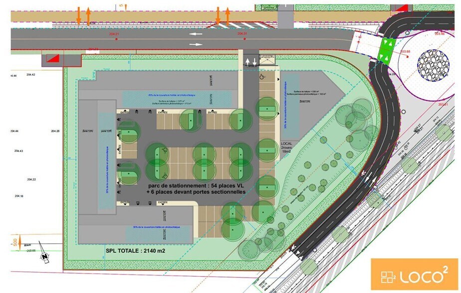 Local d'activités dans Fonsorbes à vendre - Plan de site – Image 2 sur 3
