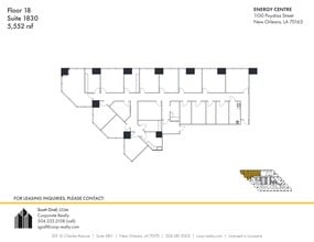 1100 Poydras St, New Orleans, LA à louer Plan de site– Image 1 sur 1
