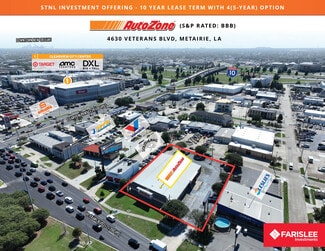 Plus de détails pour 4630 Veterans Memorial Blvd, Metairie, LA - Local commercial à vendre