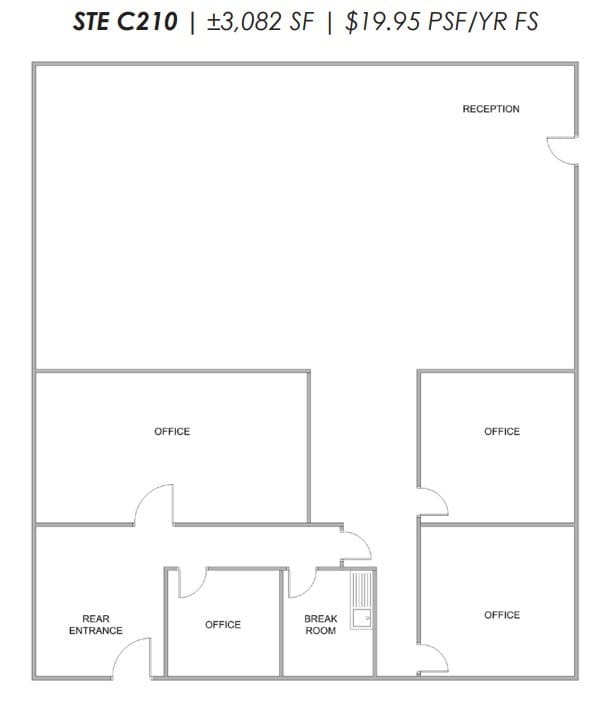 459 N Gilbert Rd, Gilbert, AZ à louer Plan d’étage– Image 1 sur 1