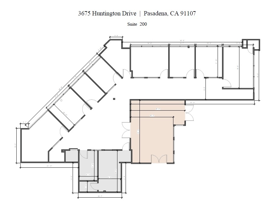 3675 Huntington Dr, Pasadena, CA à louer Photo de l’immeuble– Image 1 sur 1