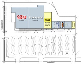 2004-2032 N Main St, Pearland, TX à louer Plan de site– Image 1 sur 1