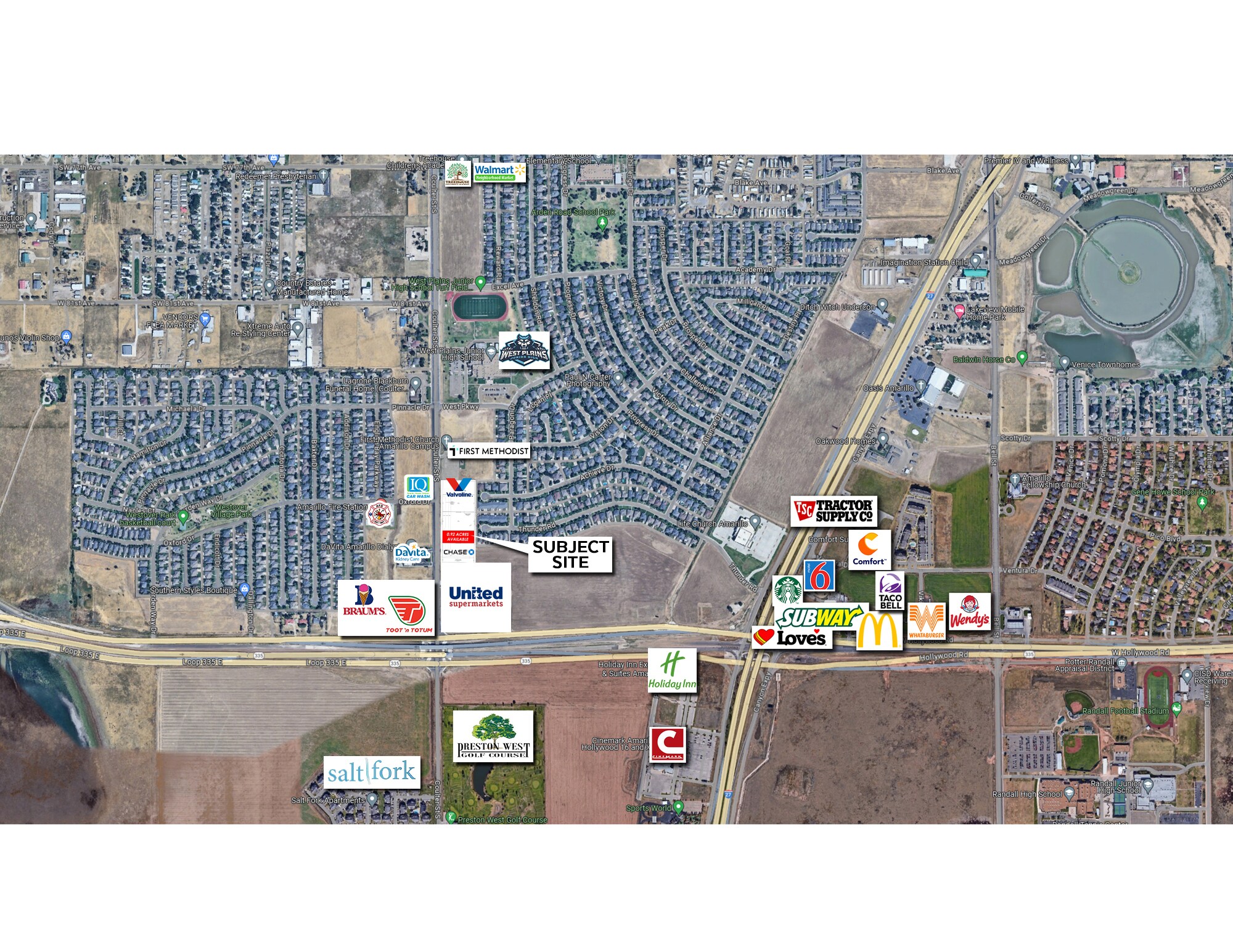 8639 Coulter S st, Amarillo, TX à louer Aérien– Image 1 sur 5