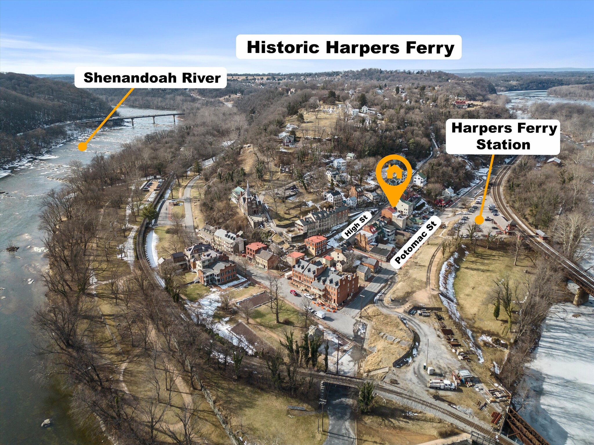 170 High St / 173 Potomac St, Harpers Ferry, WV à vendre Photo principale– Image 1 sur 37