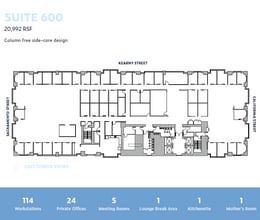 600 California St, San Francisco, CA à louer Plan d’étage– Image 1 sur 1