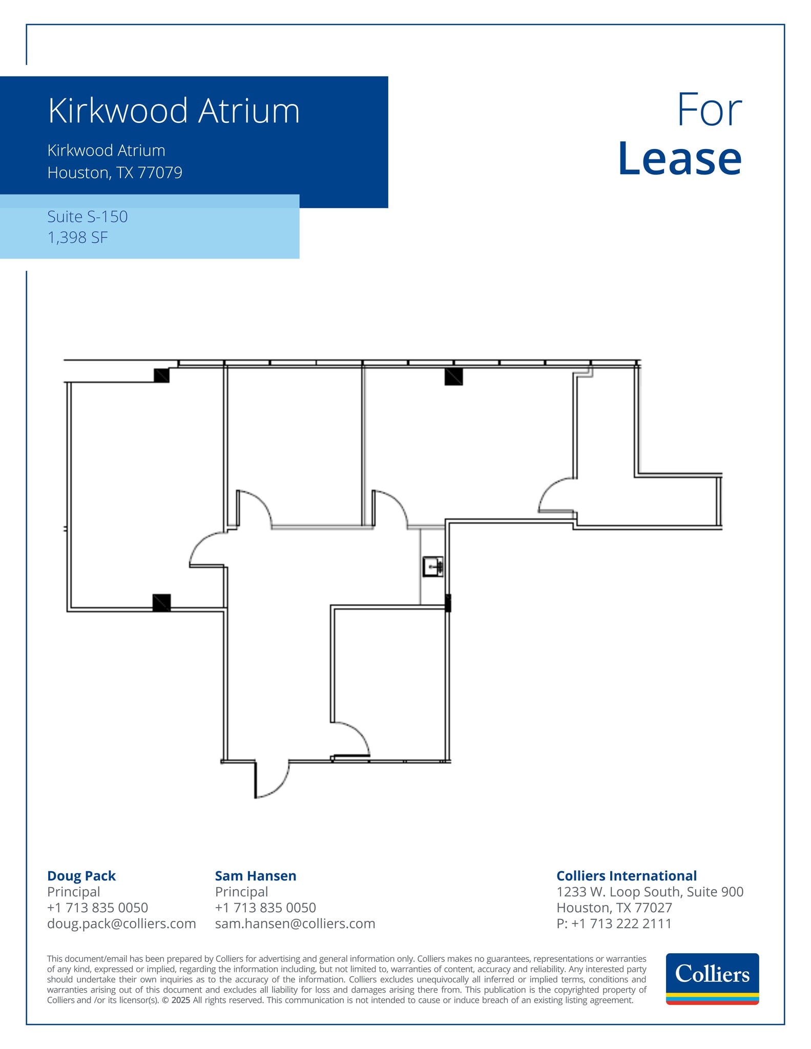 11777 Katy Fwy, Houston, TX à louer Plan de site– Image 1 sur 2