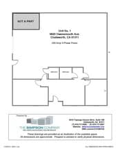 9810-9820 Owensmouth Ave, Chatsworth, CA à louer Plan d’étage– Image 1 sur 1