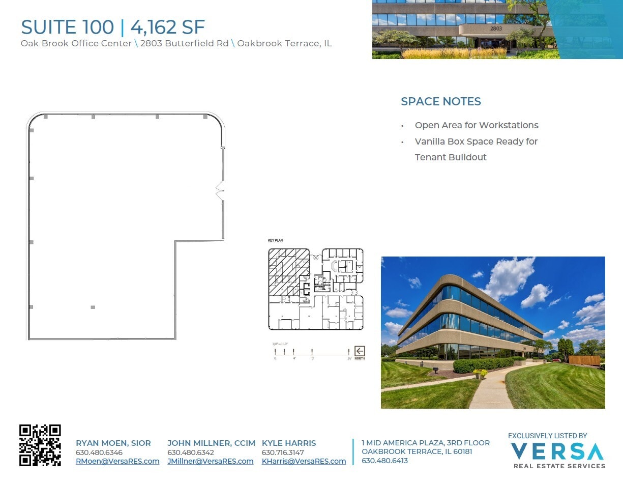 2707 Butterfield Rd, Oak Brook, IL à louer Plan d’étage– Image 1 sur 1