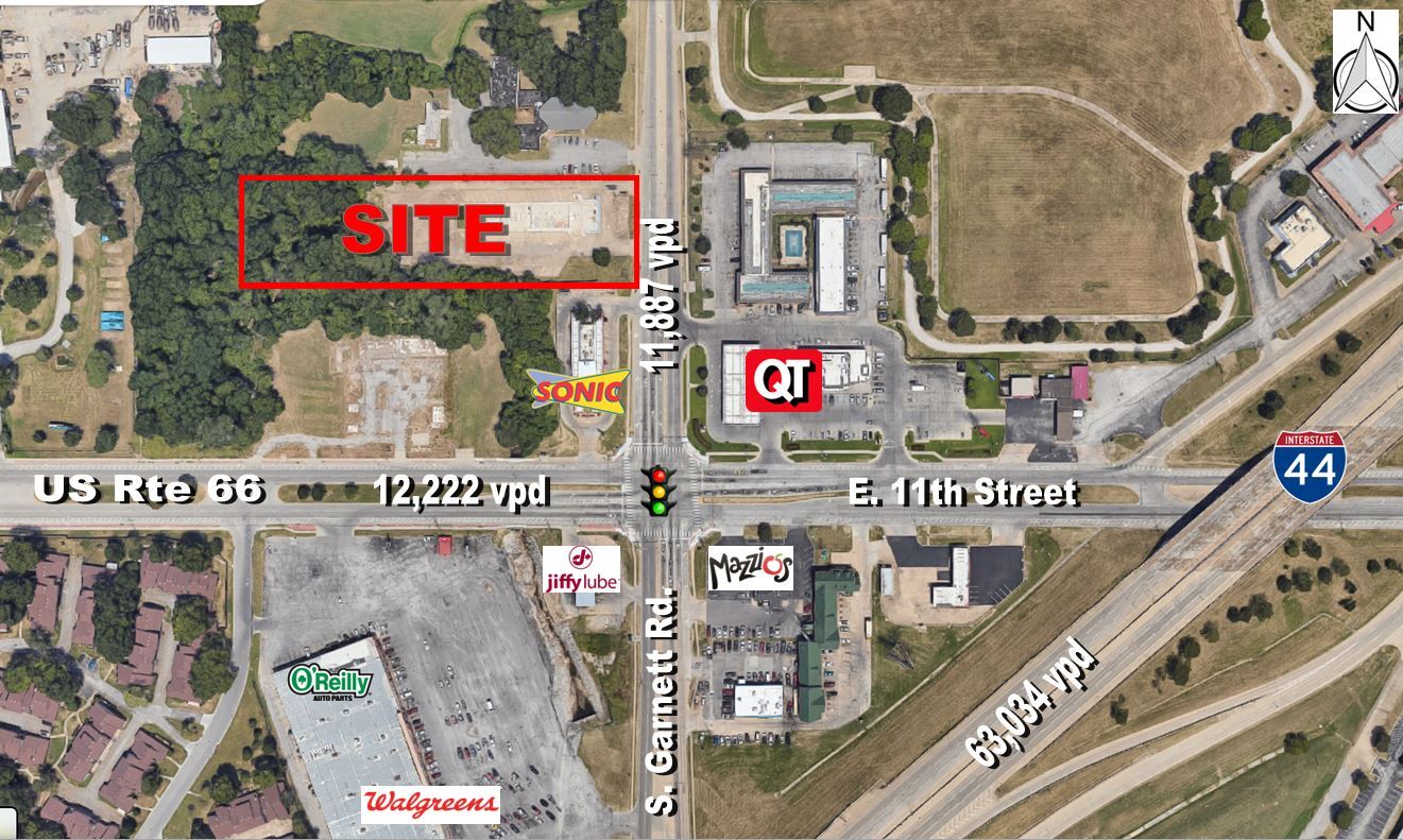 1036 S Garnett Rd, Tulsa, OK à vendre Aérien– Image 1 sur 2