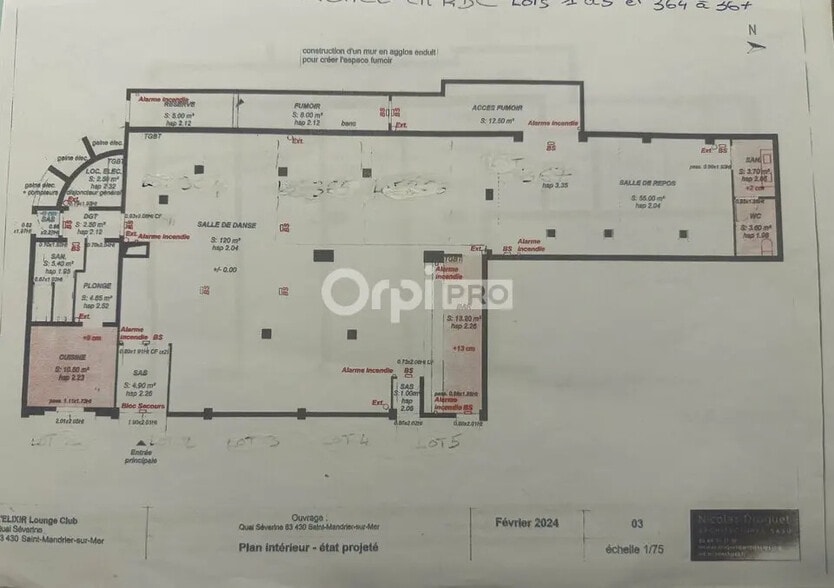 Local commercial dans Saint-Mandrier-sur-Mer à vendre - Plan d’étage – Image 3 sur 5