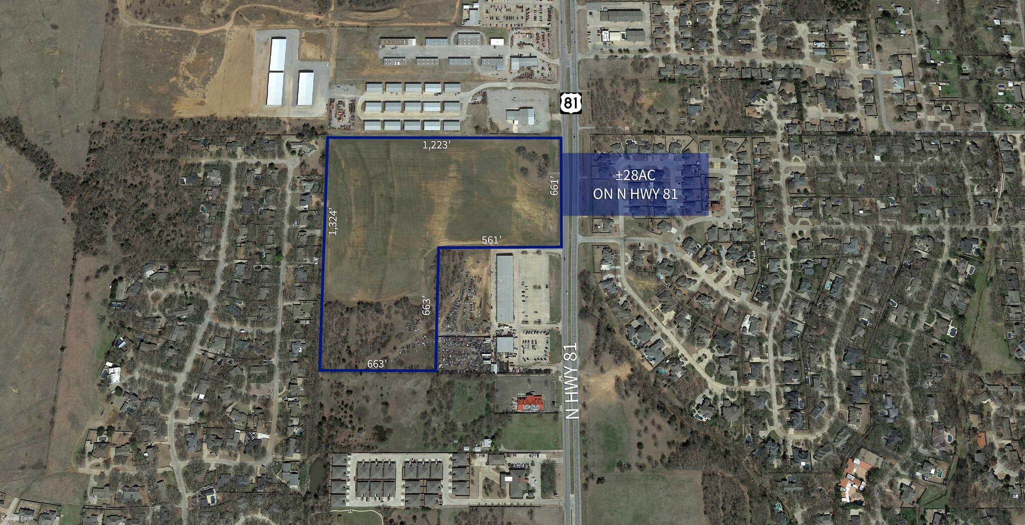 28AC On N Highway 81, Duncan, OK à vendre Photo principale– Image 1 sur 2