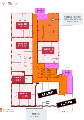 10080 Jasper Ave NW, Edmonton, AB à louer Plan d’étage– Image 1 sur 1