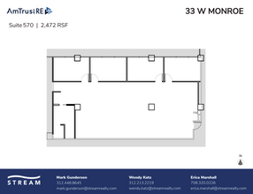 33 W Monroe St, Chicago, IL à louer Plan d’étage– Image 1 sur 1