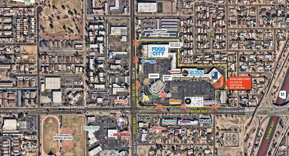 3340 E Greenway Rd, Phoenix, AZ à louer - Photo de l’immeuble – Image 3 sur 3