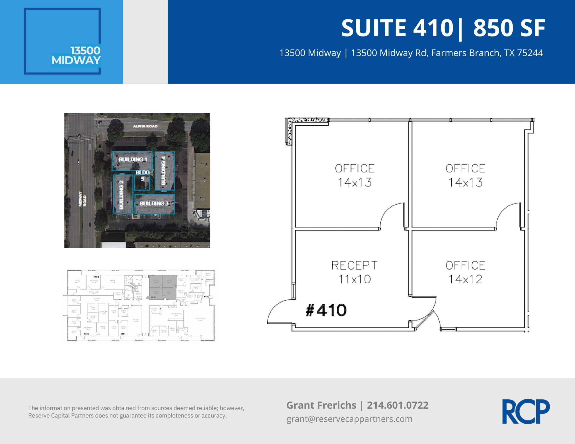 13500 Midway Rd, Farmers Branch, TX à louer Plan d’étage– Image 1 sur 1