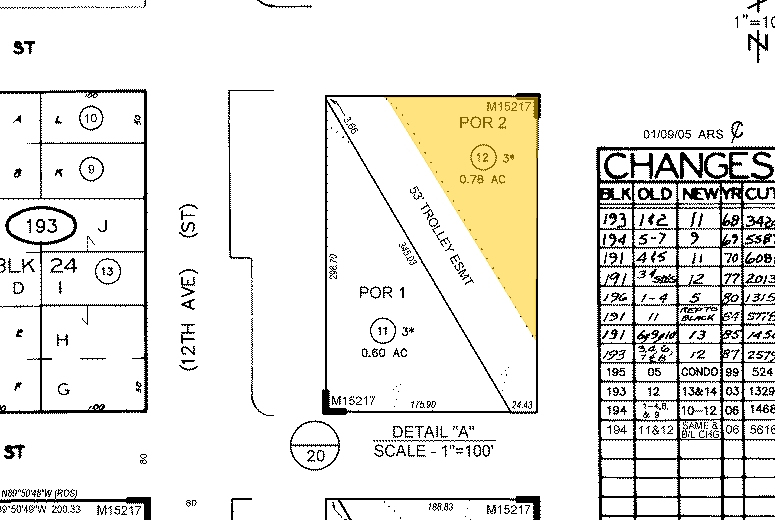 1040-1080 Park Blvd, San Diego, CA à louer - Plan cadastral – Image 2 sur 6