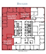 250 E Wisconsin Ave, Milwaukee, WI à louer Plan d’étage– Image 1 sur 1