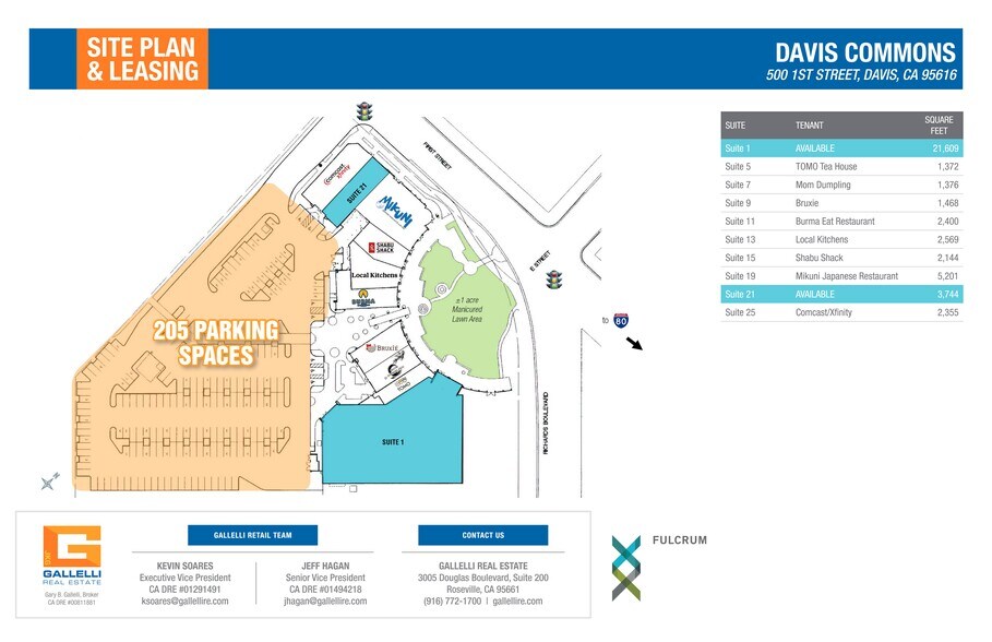 500 1st St, Davis, CA à louer - Plan de site – Image 3 sur 3