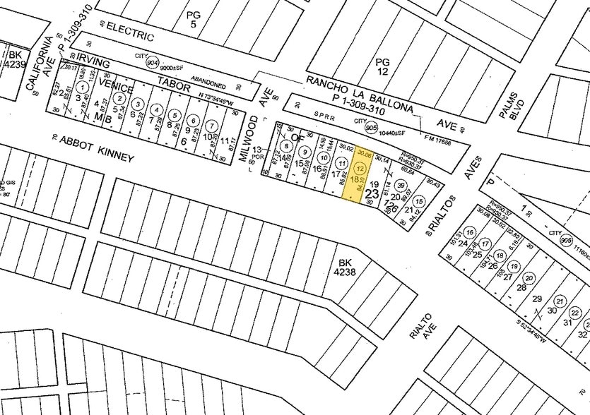 1511 Abbot Kinney Blvd, Venice, CA à louer - Plan cadastral – Image 2 sur 19