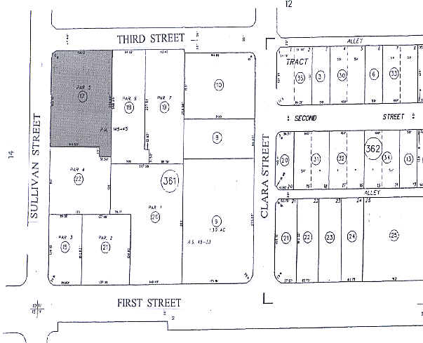 201 N Sullivan St, Santa Ana, CA à vendre - Plan cadastral – Image 2 sur 3