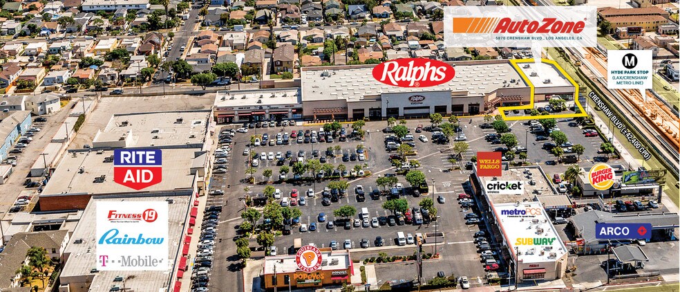 5870 Crenshaw Blvd, Los Angeles, CA à vendre - Photo de l’immeuble – Image 3 sur 8