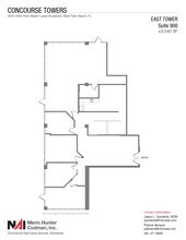 2090 Palm Beach Lakes Blvd, West Palm Beach, FL à louer Plan d’étage– Image 1 sur 10