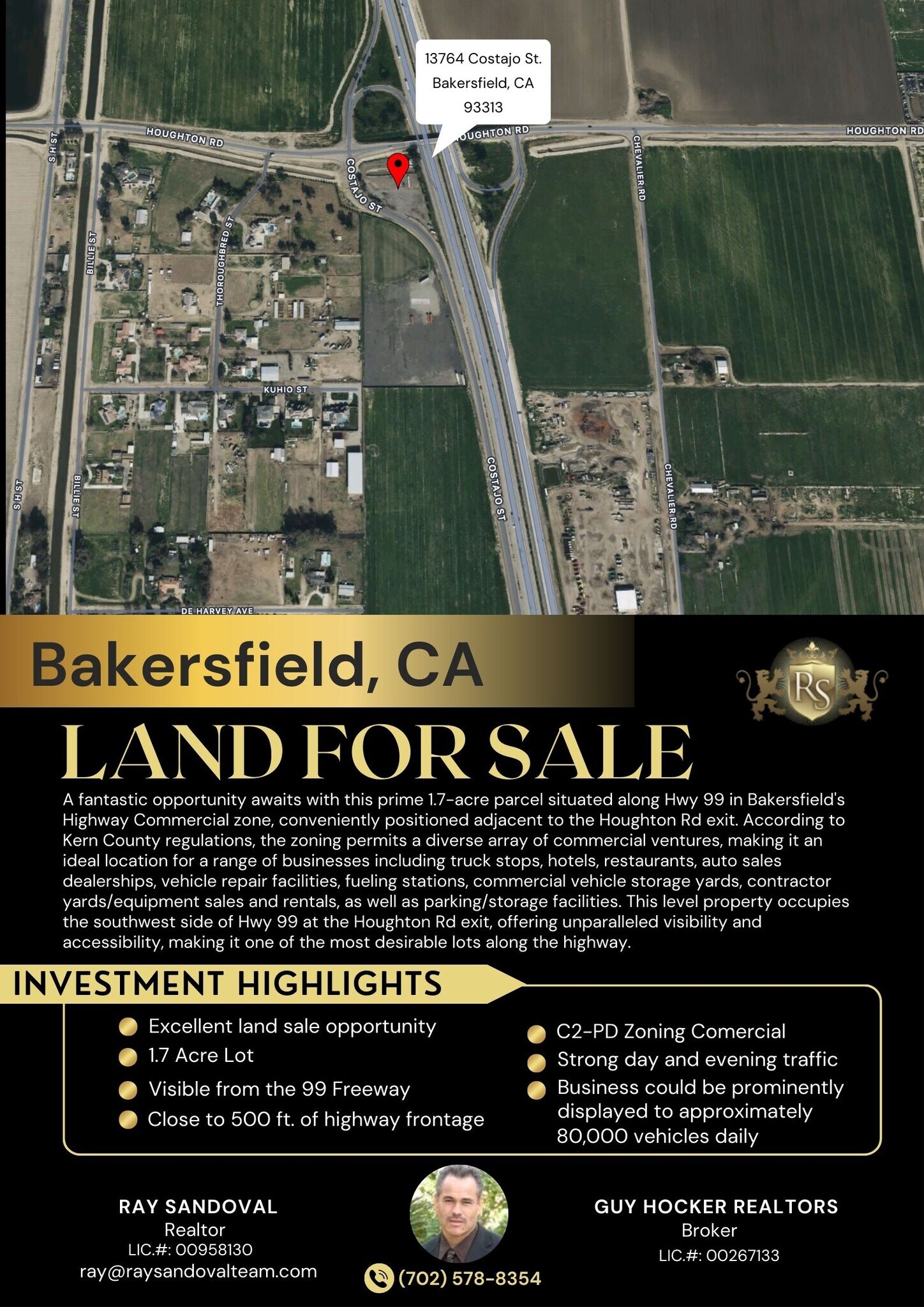Houghton Rd, Bakersfield, CA à vendre Photo principale– Image 1 sur 4