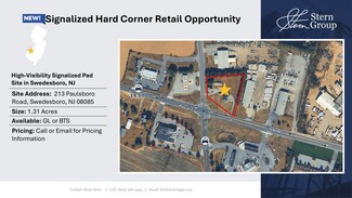 Plus de détails pour 213 Paulsboro Rd, Swedesboro, NJ - Terrain à louer