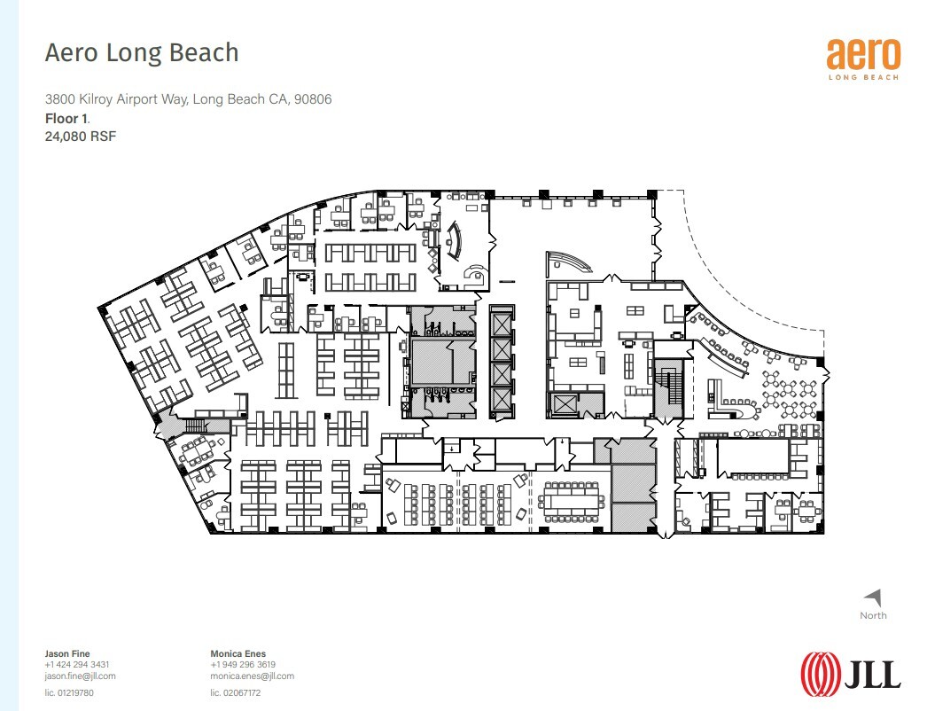 3900 Kilroy Airport Way, Long Beach, CA à louer Plan d’étage– Image 1 sur 1