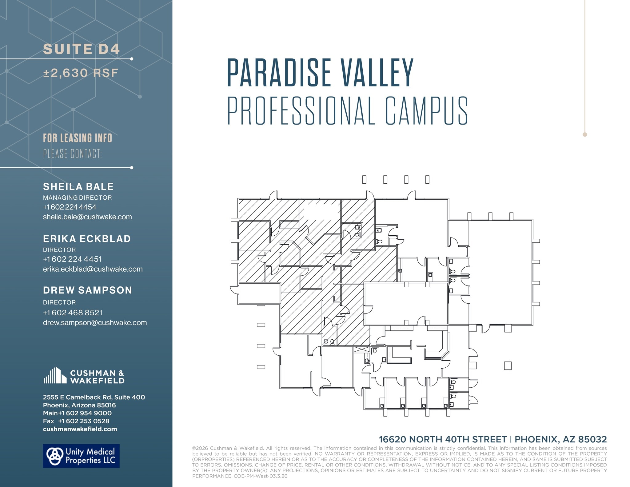 16620 N 40th St, Phoenix, AZ à louer Plan de site– Image 1 sur 1
