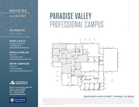 16620 N 40th St, Phoenix, AZ à louer Plan de site– Image 1 sur 1