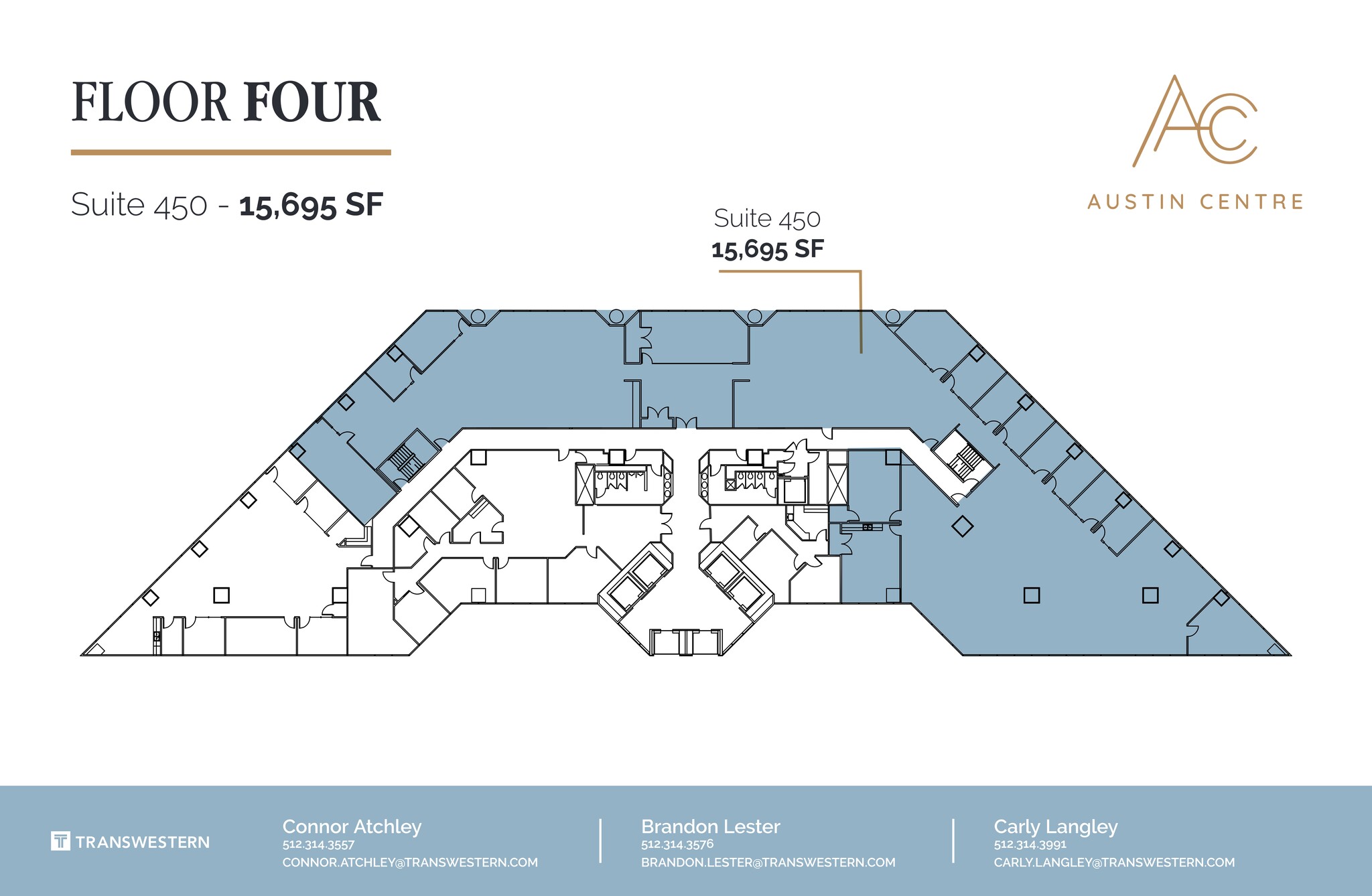 701 Brazos St, Austin, TX à louer Plan de site– Image 1 sur 2