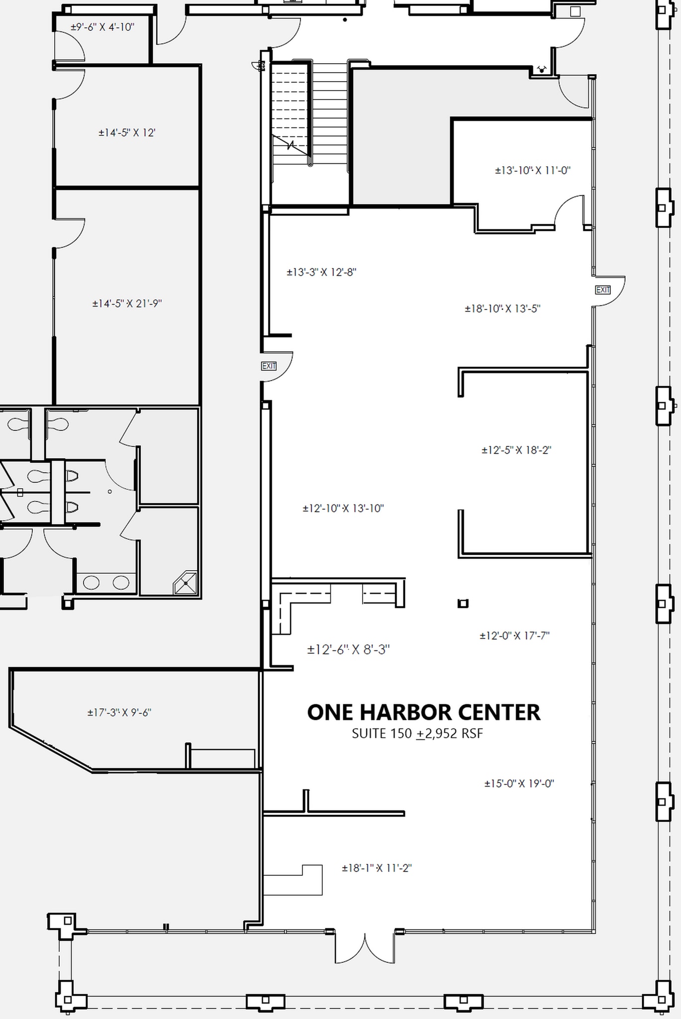 1 Harbor Ctr, Suisun City, CA à louer Plan d’étage– Image 1 sur 1