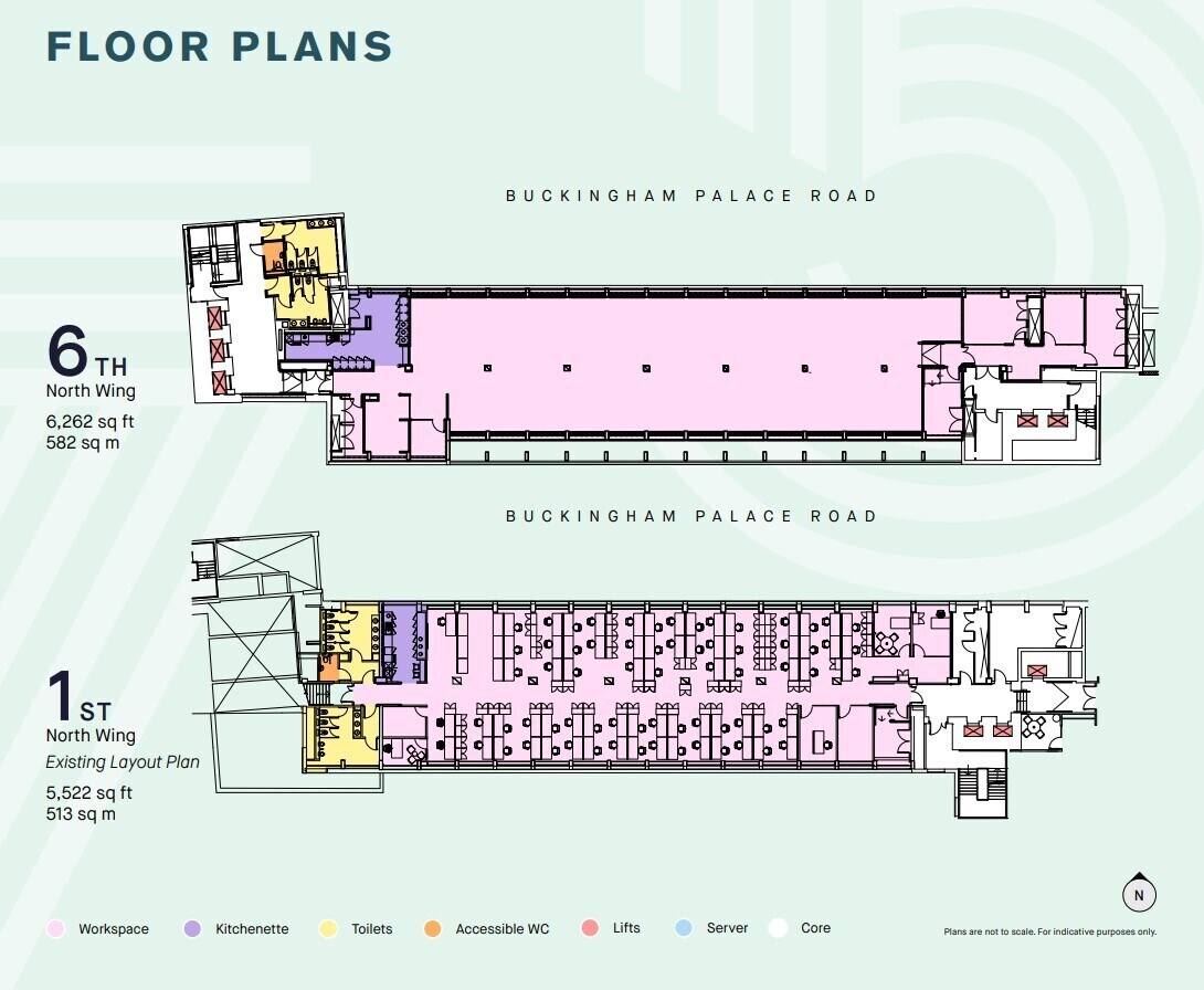 157-197 Buckingham Palace Rd, Londres à louer Plan d’étage– Image 1 sur 2