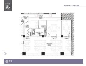 180 N LaSalle St, Chicago, IL à louer Plan d’étage– Image 1 sur 10